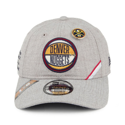 Casquette 9TWENTY NBA Draft Denver Nuggets gris chiné NEW ERA