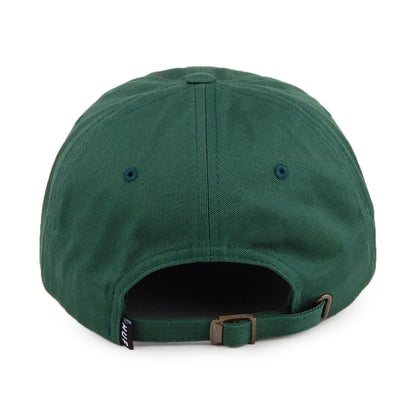 Casquette à Visière Incurvée Original Logo en Coton vert HUF