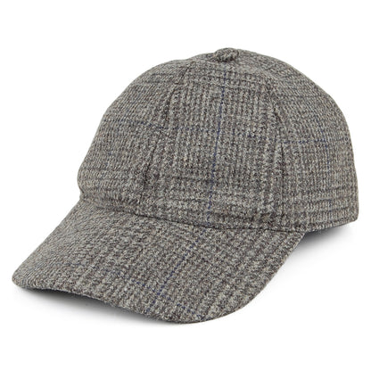 Casquette en Tweed Prince-de-Galles gris CHRISTYS