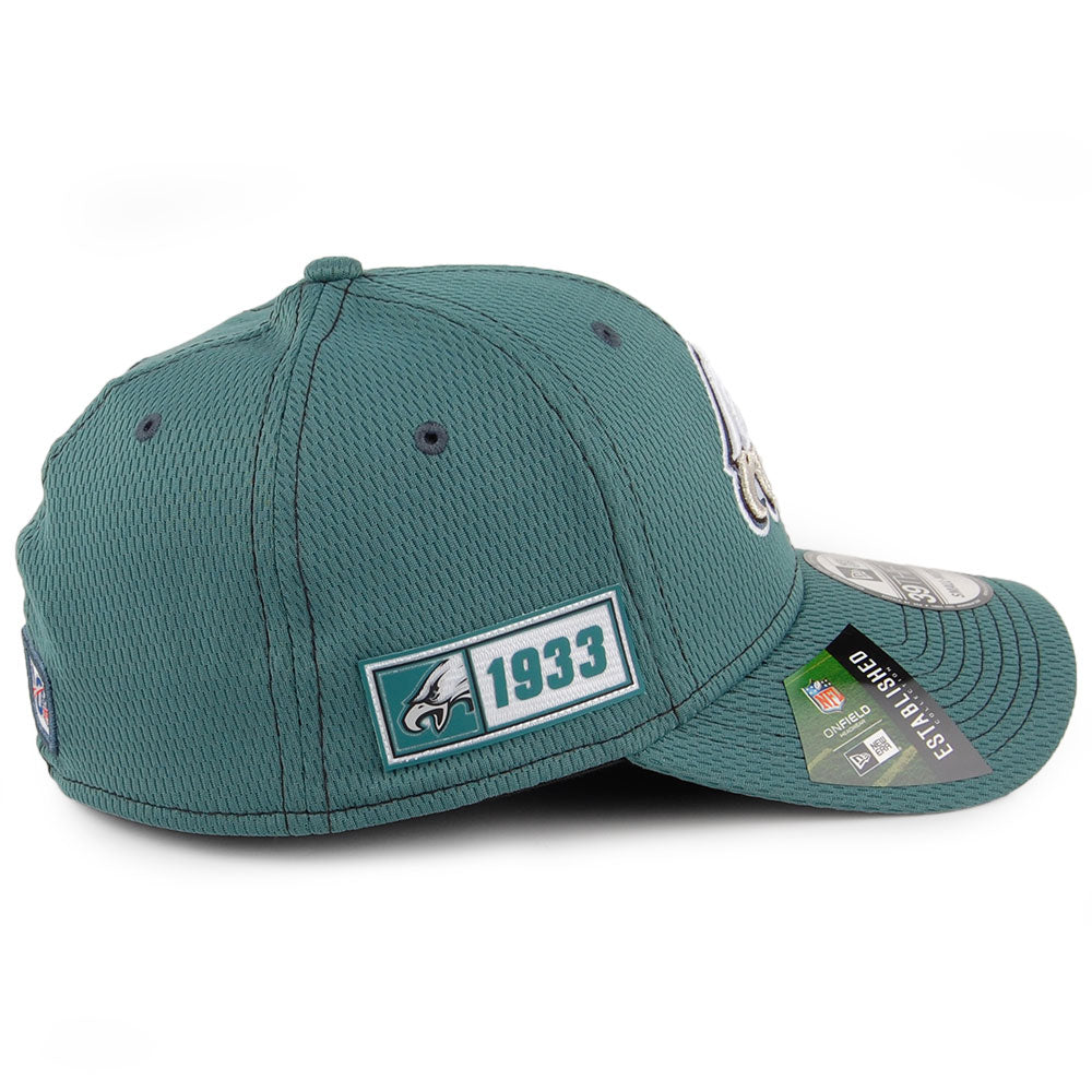 Casquette 39THIRTY NFL Onfield Road Philadelphia Eagles vert NEW ERA