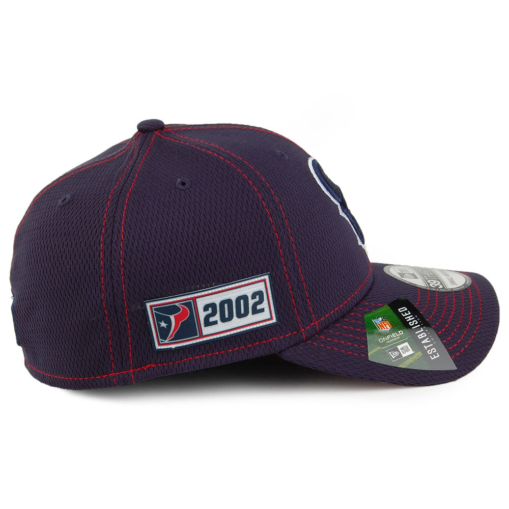 Casquette 39THIRTY NFL Onfield Road Houston Texans bleu marine NEW ERA
