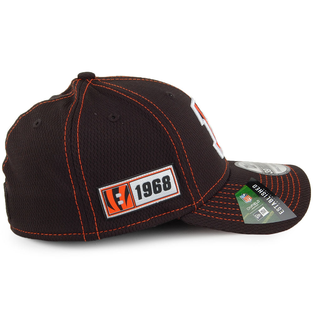 Casquette 39THIRTY NFL Onfield Road Cincinnati Bengals noir NEW ERA