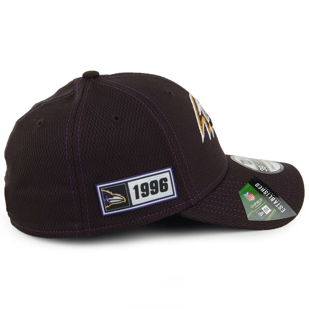 Casquette 39THIRTY NFL Onfield Road Baltimore Ravens noir NEW ERA