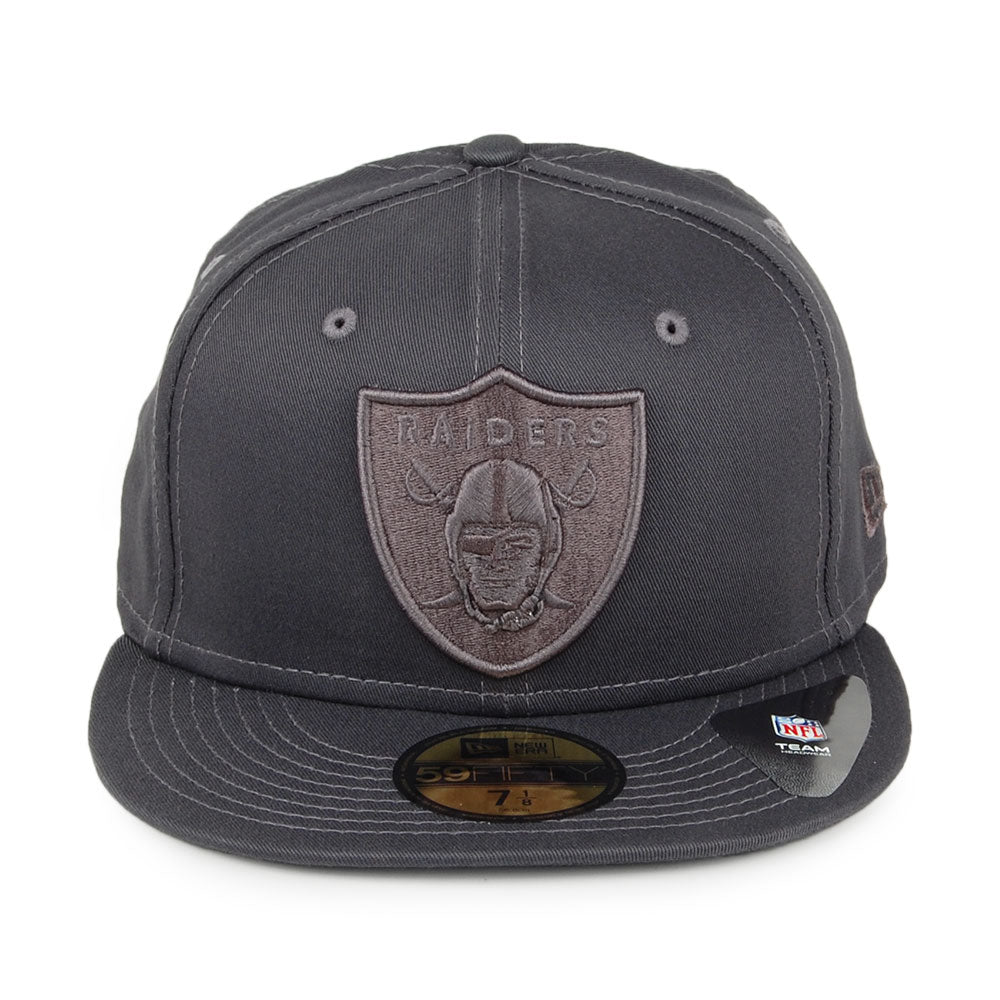Casquette 59FIFTY NFL Team Tonal Las Vegas Raiders gris foncé NEW ERA