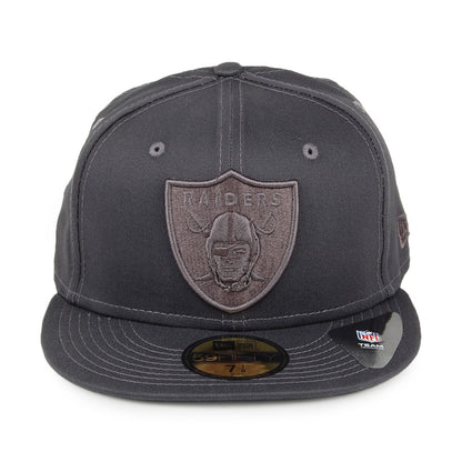 Casquette 59FIFTY NFL Team Tonal Las Vegas Raiders gris foncé NEW ERA