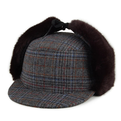 Casquette Militaire Avec Protège-Oreilles Krusk gris-noir CRAMBES
