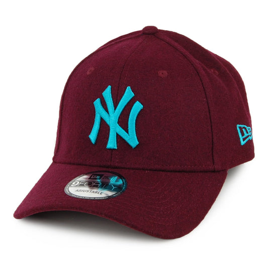 Casquette 9FORTY MLB Melton New York Yankees bordeaux-bleu sarcelle NEW ERA