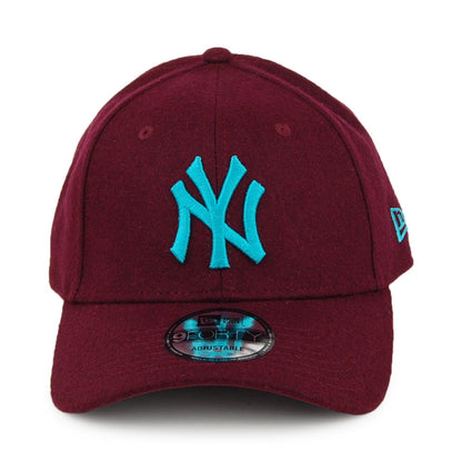 Casquette 9FORTY MLB Melton New York Yankees bordeaux-bleu sarcelle NEW ERA