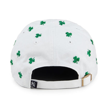 Casquette St. Patrick's Clover Clean Up New York Yankees blanc-vert 47 BRAND