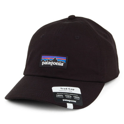 Casquette en Coton Bio P-6 Label Trad noir PATAGONIA