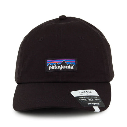 Casquette en Coton Bio P-6 Label Trad noir PATAGONIA