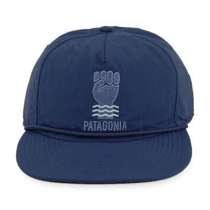 Casquette Strapback en Nylon Recyclé Hydrofuge Waterfarer bleu PATAGONIA