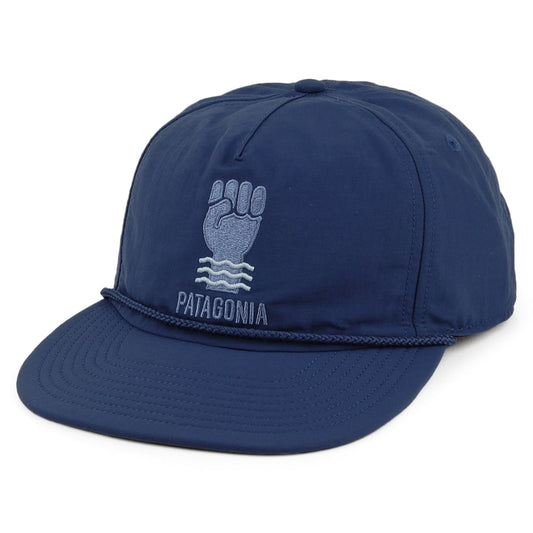 Casquette Strapback en Nylon Recyclé Hydrofuge Waterfarer bleu PATAGONIA