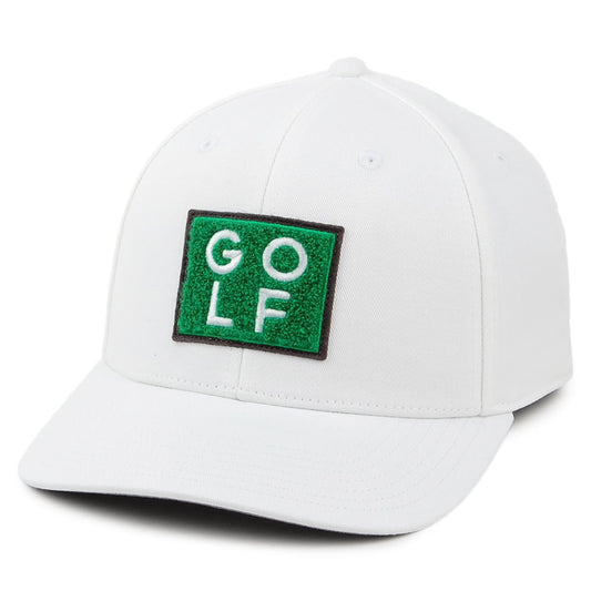 Casquette en Coton Sergé Golf Turf blanc ADIDAS