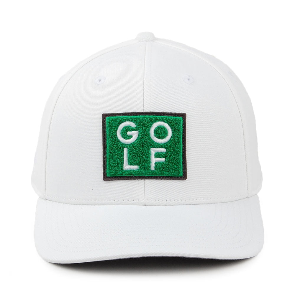 Casquette en Coton Sergé Golf Turf blanc ADIDAS