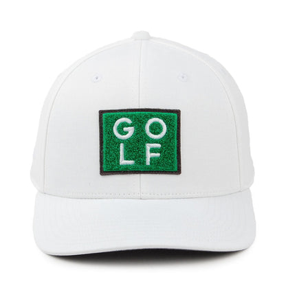 Casquette en Coton Sergé Golf Turf blanc ADIDAS