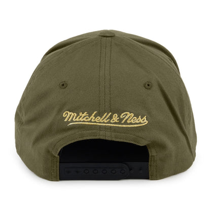 Casquette Snapback Captain Toronto Raptors olive MITCHELL & NESS