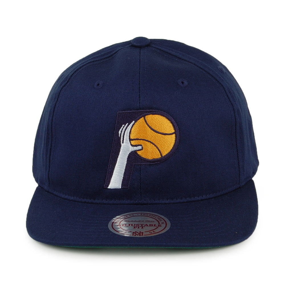 Casquette Snapback Team Logo Deadstock Indiana Pacers bleu marine MITCHELL & NESS