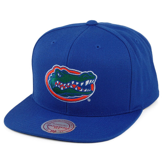 Casquette Snapback Core Wool Solid Florida Gators bleu MITCHELL & NESS