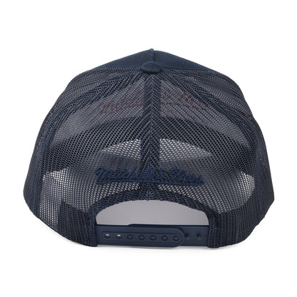 Casquette Trucker Branded Box Logo Classic bleu marine MITCHELL & NESS
