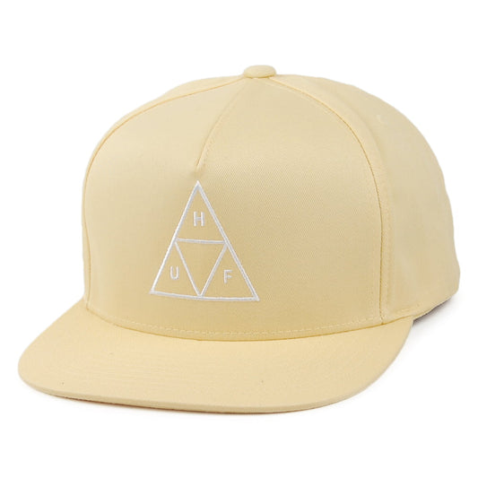 Casquette Snapback Triple Triangle citron HUF