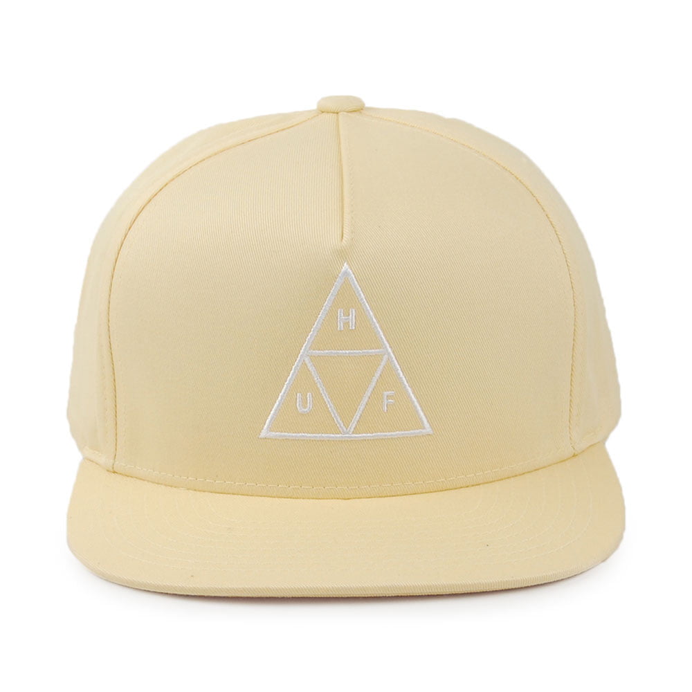Casquette Snapback Triple Triangle citron HUF