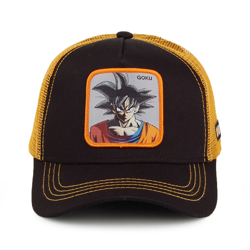 Casquette Trucker Dragon Ball Z Goku noir-jaune CAPSLAB