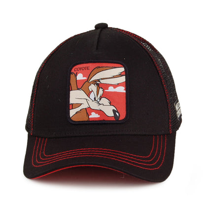 Casquette Trucker Looney Tunes Vil Coyote noir CAPSLAB