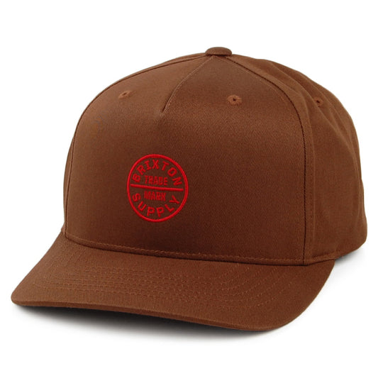 Casquette Snapback Medium Profile Oath 110 marron BRIXTON
