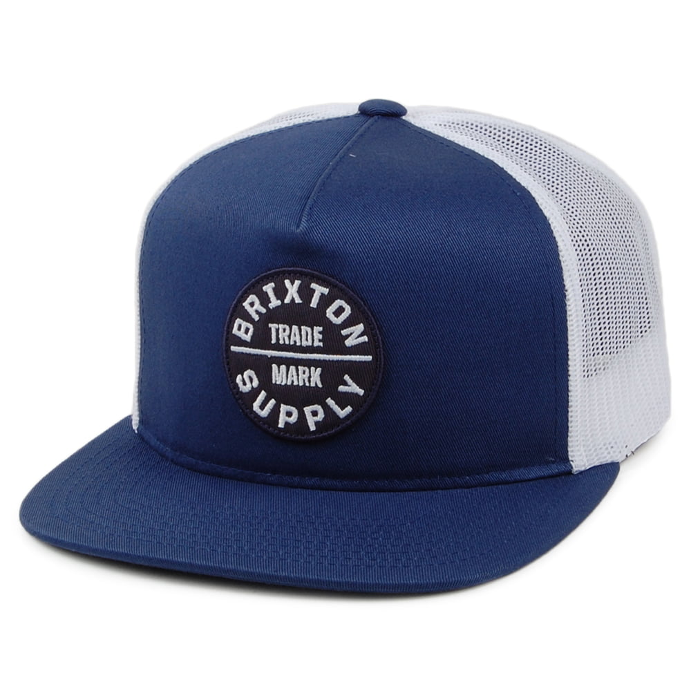 Casquette Trucker Oath III Mesh bleu-blanc BRIXTON