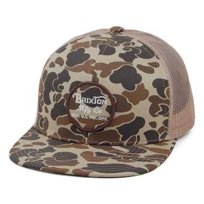 Casquette Trucker Wheeler Mesh camouflage BRIXTON
