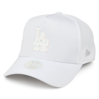 Casquette Femme A-Frame MLB Iridescent Logo L.A. Dodgers blanc NEW ERA