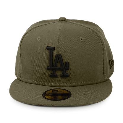 Casquette 59FIFTY MLB Essential L.A. Dodgers olive NEW ERA