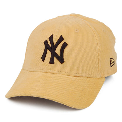 Casquette 9FORTY MLB Corduroy New York Yankees jaune NEW ERA