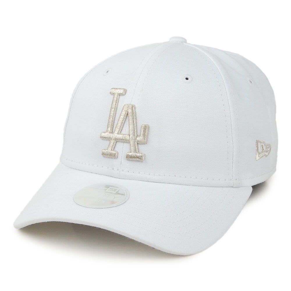 Casquette 9FORTY MLB Metallic L.A. Dodgers blanc-argenté NEW ERA