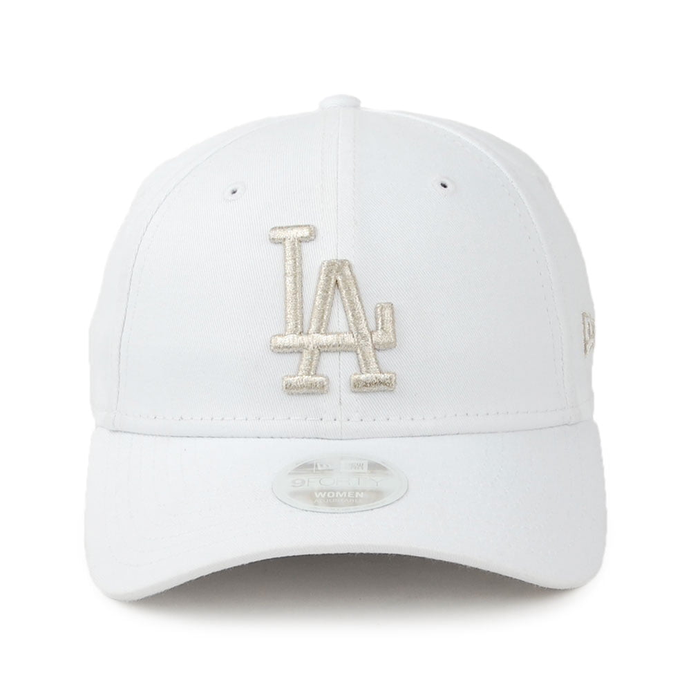 Casquette 9FORTY MLB Metallic L.A. Dodgers blanc-argenté NEW ERA