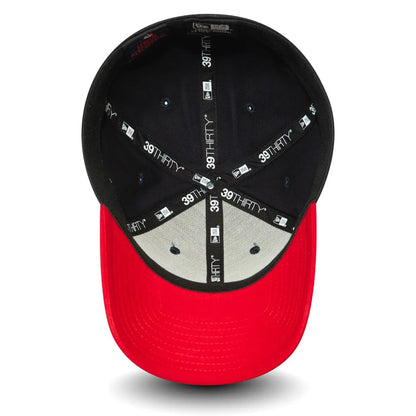 Casquette 39THIRTY MLB League Essential II Boston Red Sox bleu marine-rouge NEW ERA