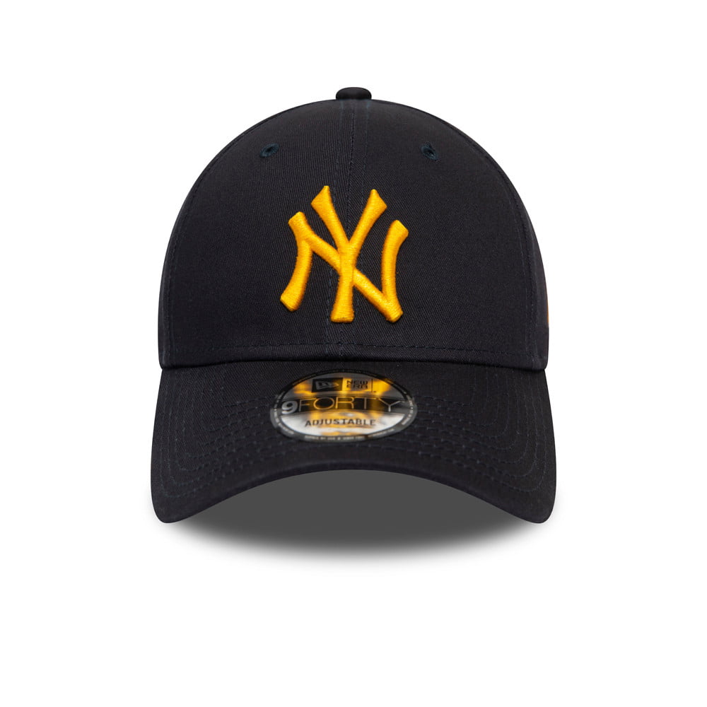 Casquette 9FORTY MLB League Essential New York Yankees bleu marine-jaune NEW ERA