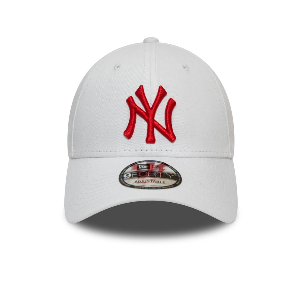 Casquette 9FORTY MLB League Essential New York Yankees blanc-rouge NEW ERA