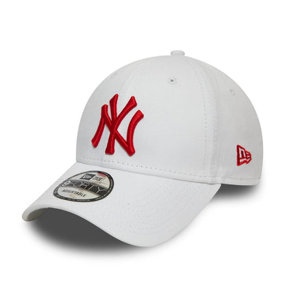 Casquette 9FORTY MLB League Essential New York Yankees blanc-rouge NEW ERA