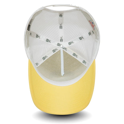 Casquette Trucker MLB League Essential L.A. Dodgers jaune clair NEW ERA