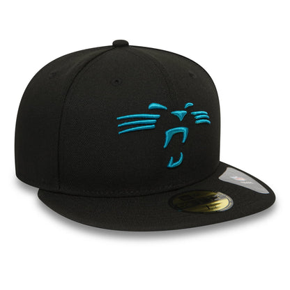 Casquette 59FIFTY NFL Team Tonal Shadow Logo Carolina Panthers noir NEW ERA