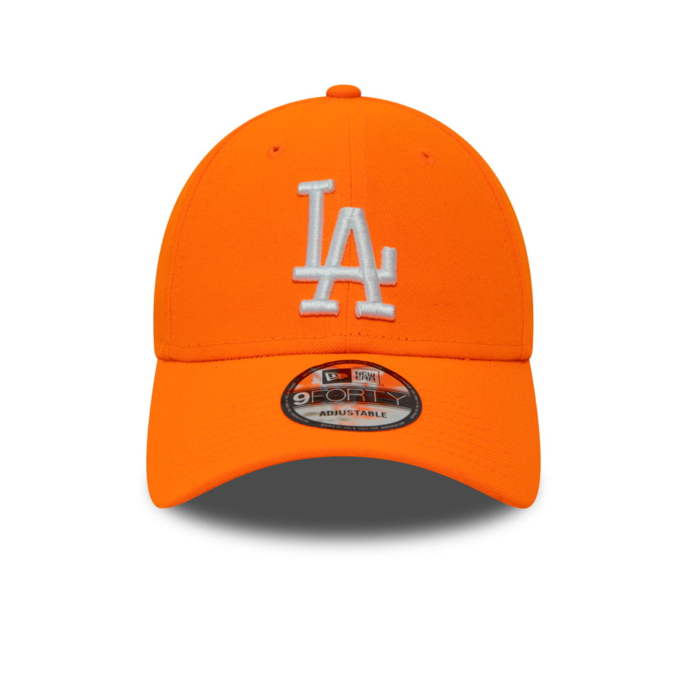 Casquette 9FORTY MLB League Essential Neon Pack L.A. Dodgers orange fluo NEW ERA