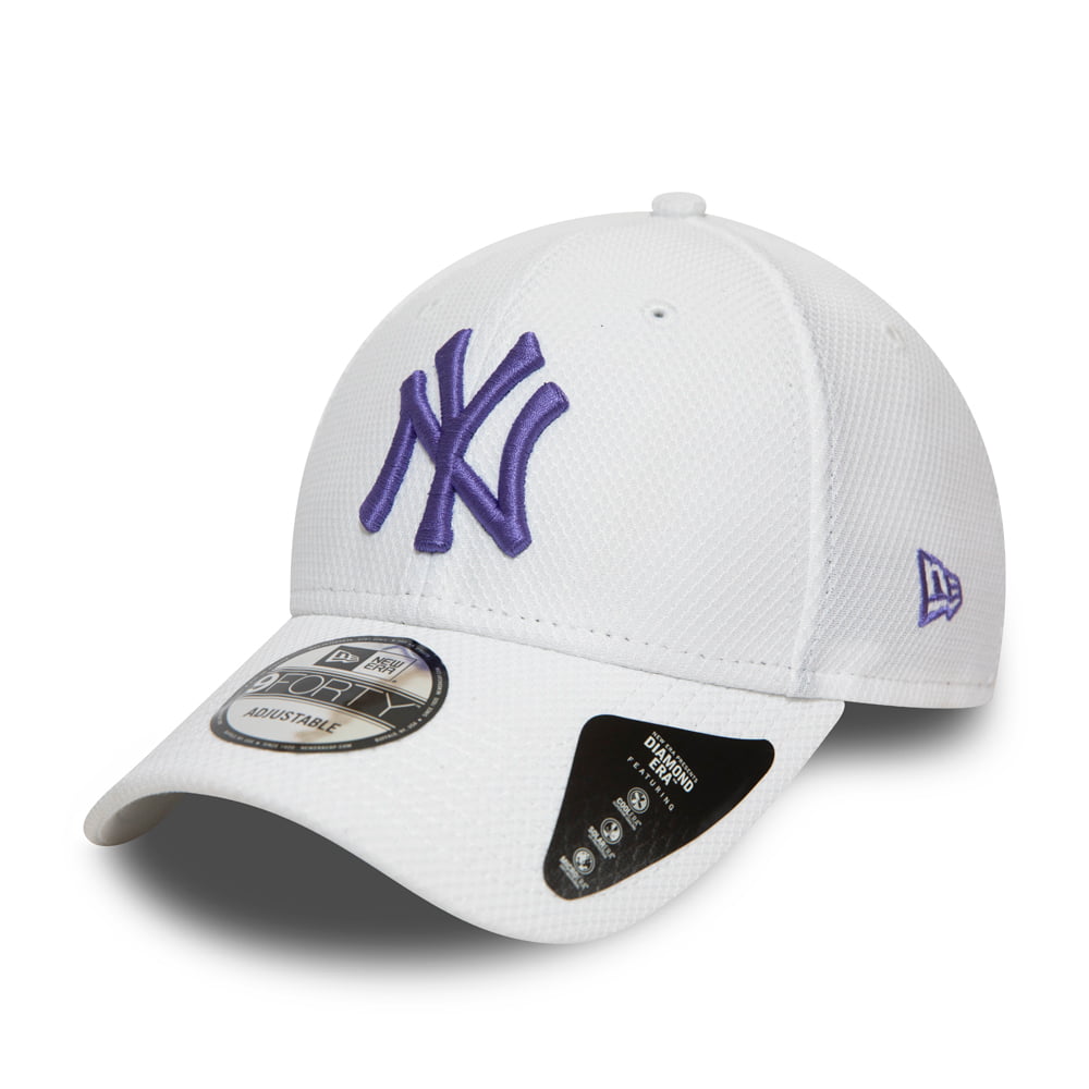 Casquette 9FORTY Diamond Era New York Yankees blanc-violet NEW ERA