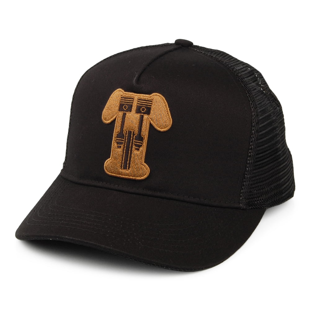 Casquette Trucker Kerosene Vintage Logo noir-doré TRIUMPH MOTORCYCLES