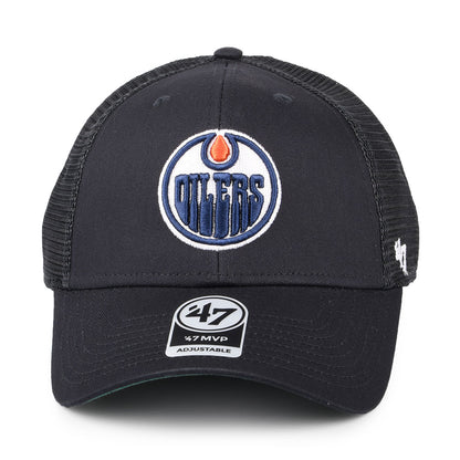 Casquette Trucker NHL Branson MVP Edmonton Oilers bleu marine 47 BRAND