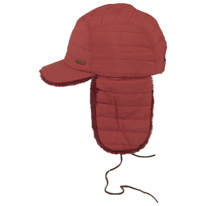 Casquette avec Protège-Oreilles en Fausse Fourrure Meddison rouge cerise BARTS