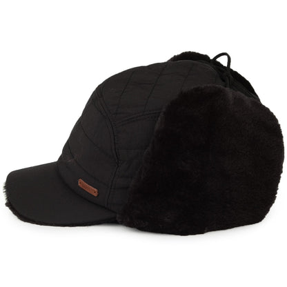 Casquette avec Protège-Oreilles en Fausse Fourrure Meddison noir BARTS