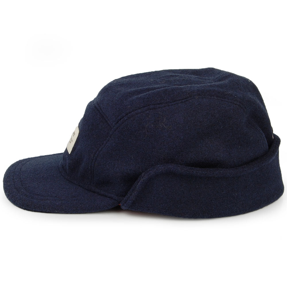 Casquette 5 Panel avec Protège-Oreilles Samuen bleu marine BARTS