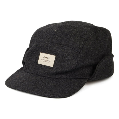 Casquette 5 Panel avec Protège-Oreilles Samuen anthracite BARTS